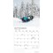Snowmobiling | 2026 12 x 24 Inch (Hanging) Monthly Square Wall Calendar